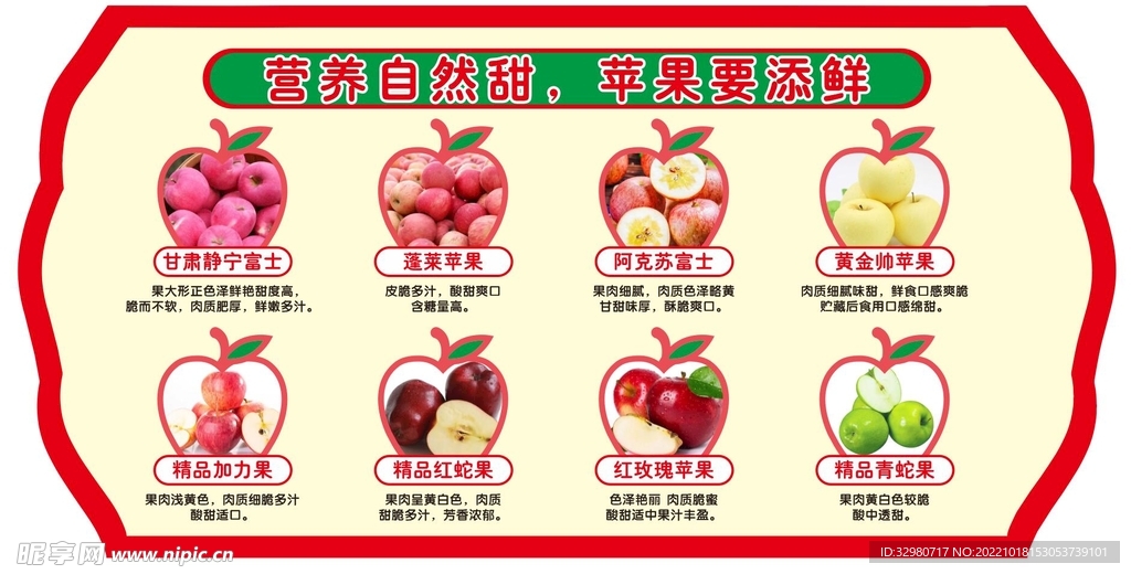 超市蘋果分類美陳