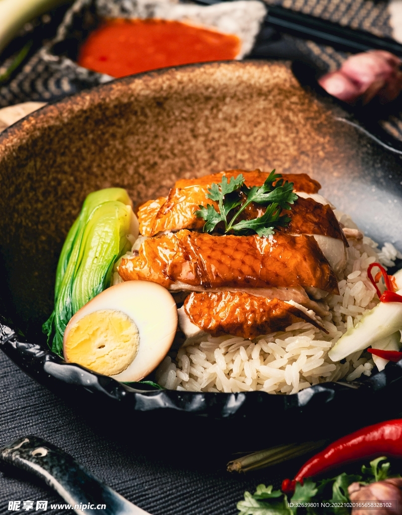 烤鴨蓋飯