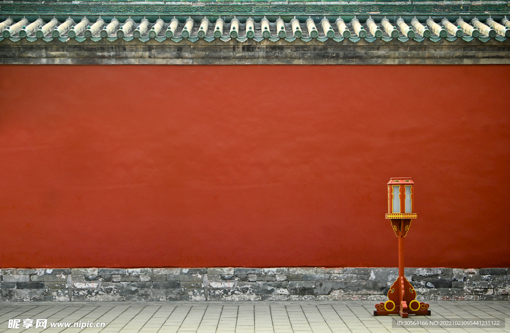 復古紅墻