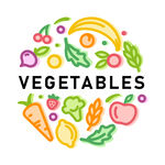 蔬菜蔬果矢量图标元素