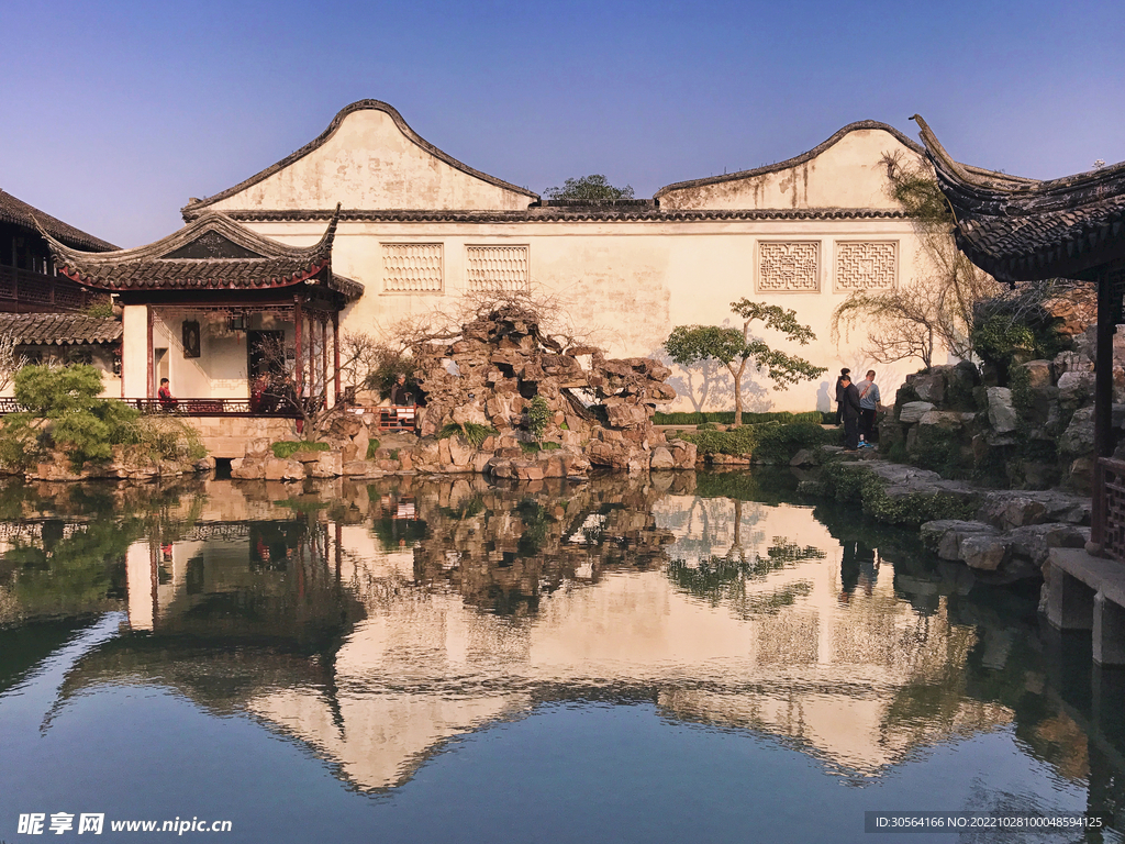 復古公園涼亭建筑