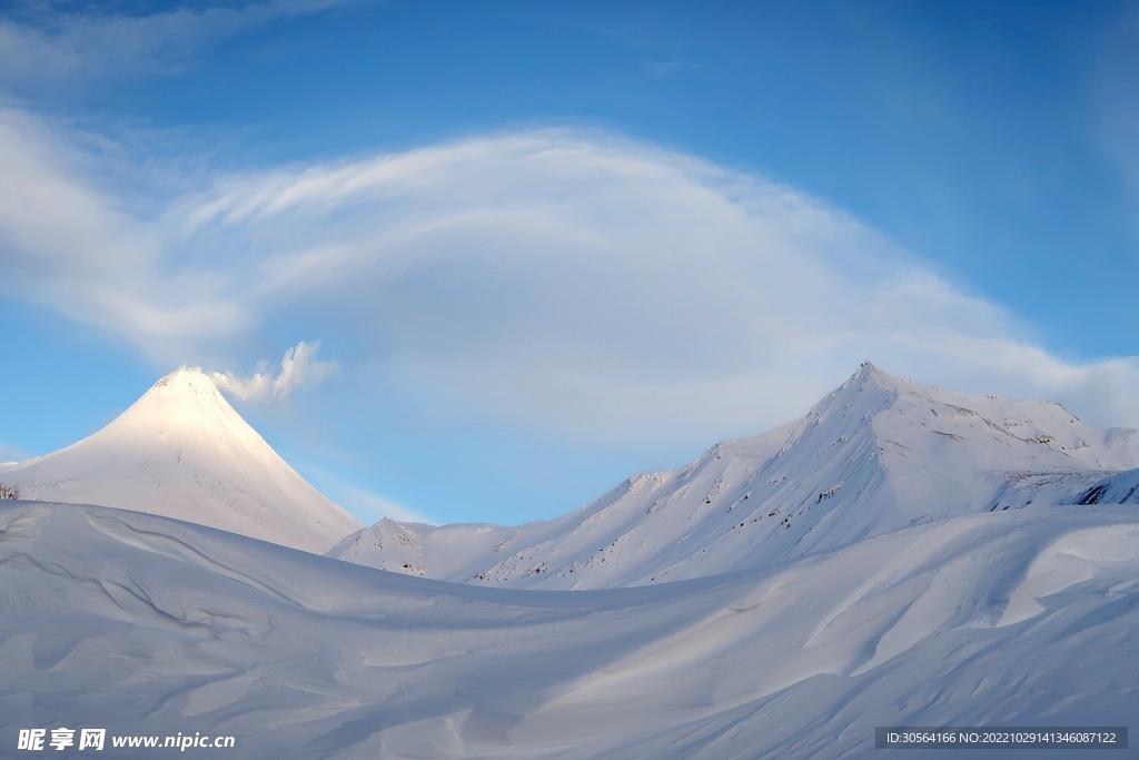 冬季雪山