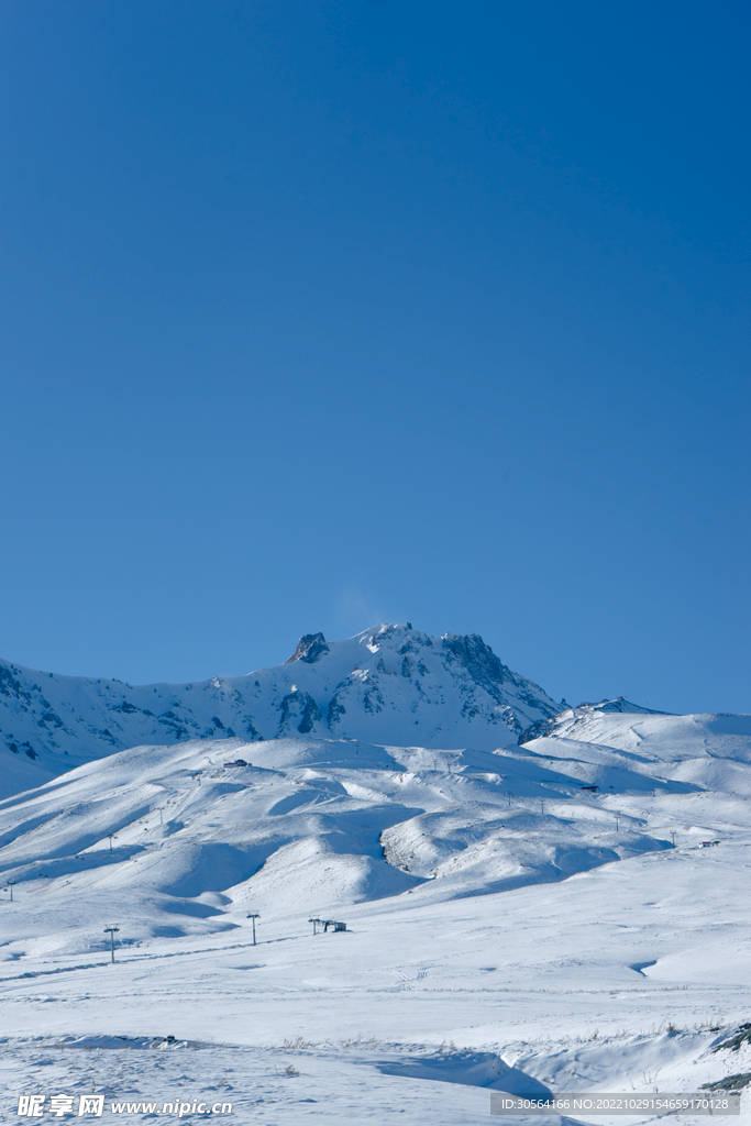 冬季雪山