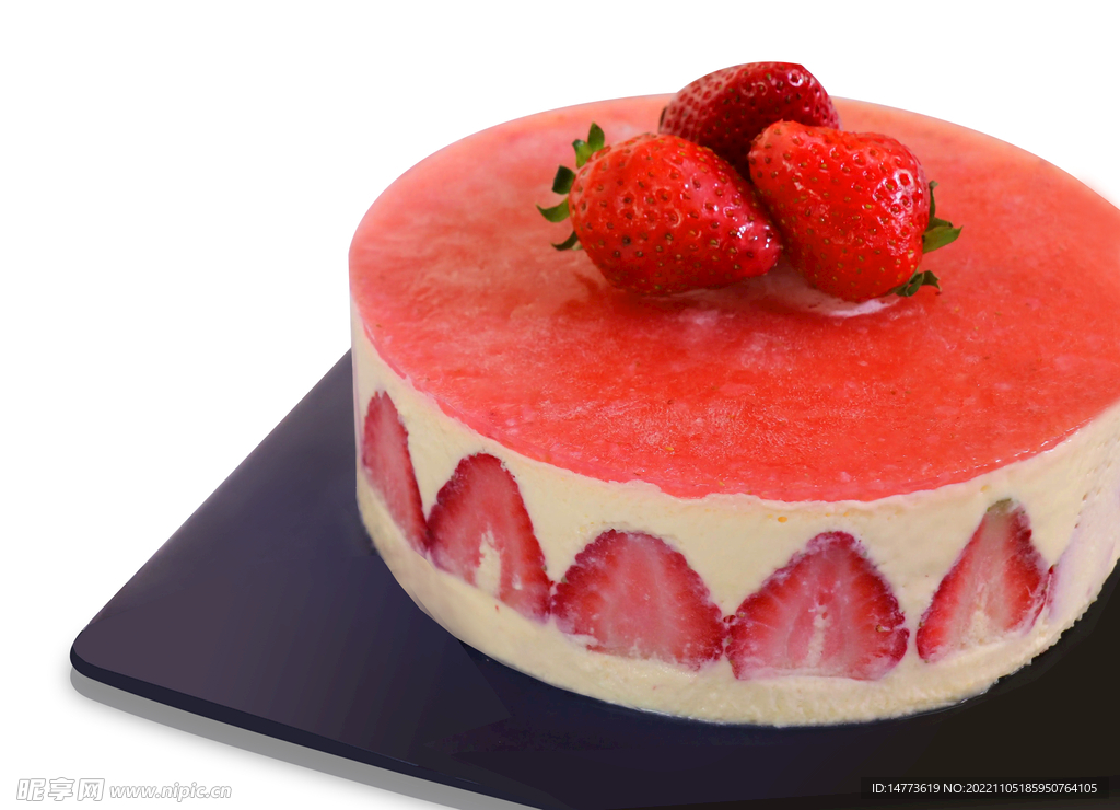 奶油草莓蛋糕 