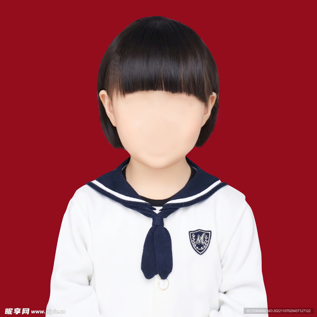 兒童證件照換臉