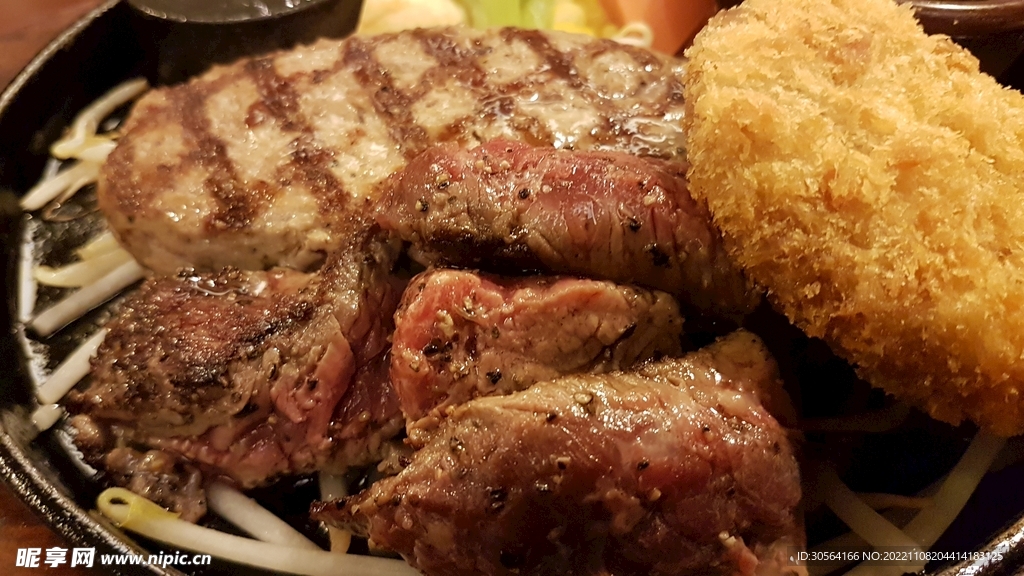 鐵板牛排牛肉