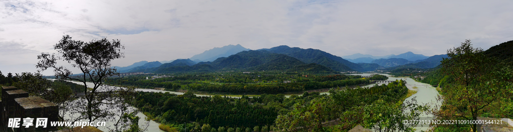 都江堰全景