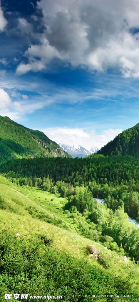 青山風景圖片 