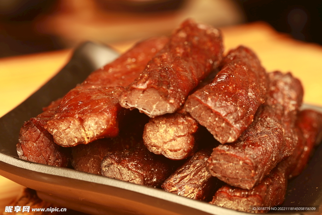 手撕牛肉干 
