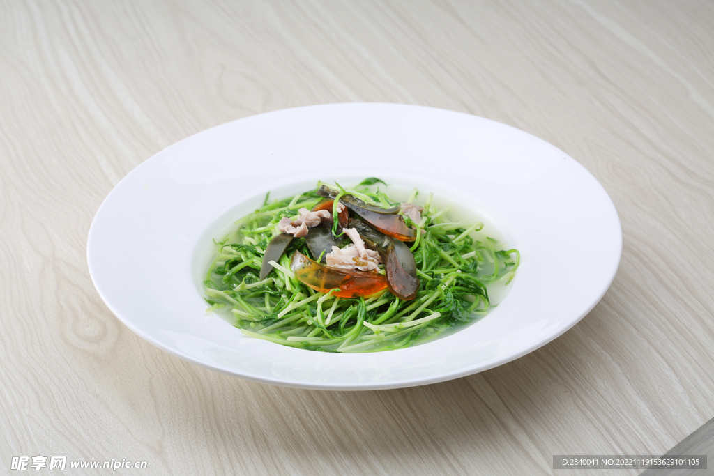 上湯豆苗