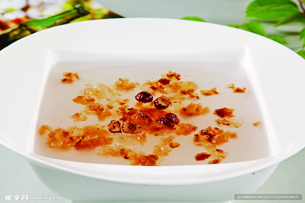 紅棗桃膠湯 