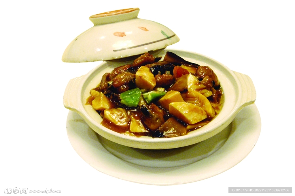 雙菇溜雞煲