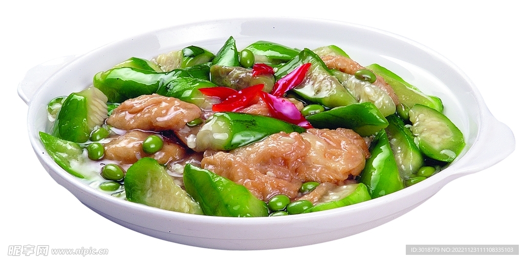 絲瓜肉片