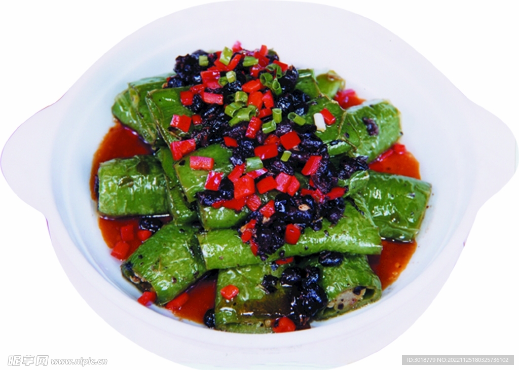 豆豉虎皮尖椒