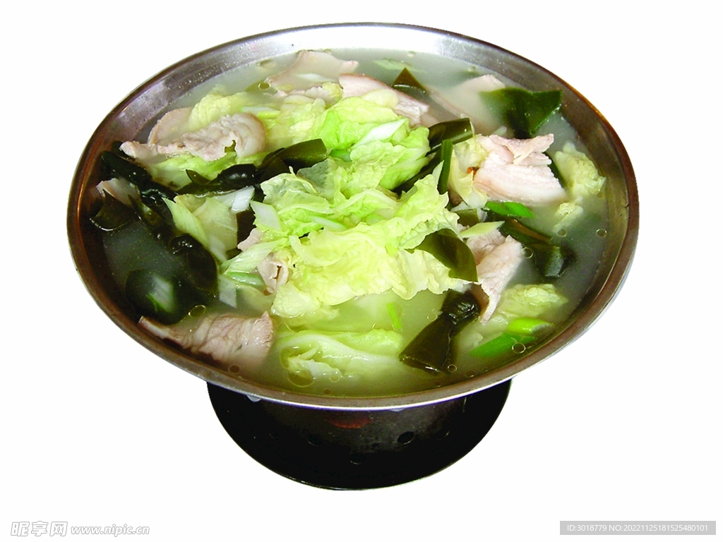 海帶白菜燉五花肉