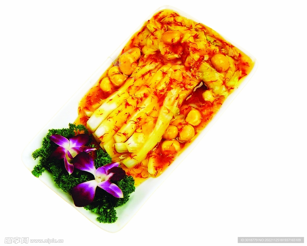紅花栗子扒津白