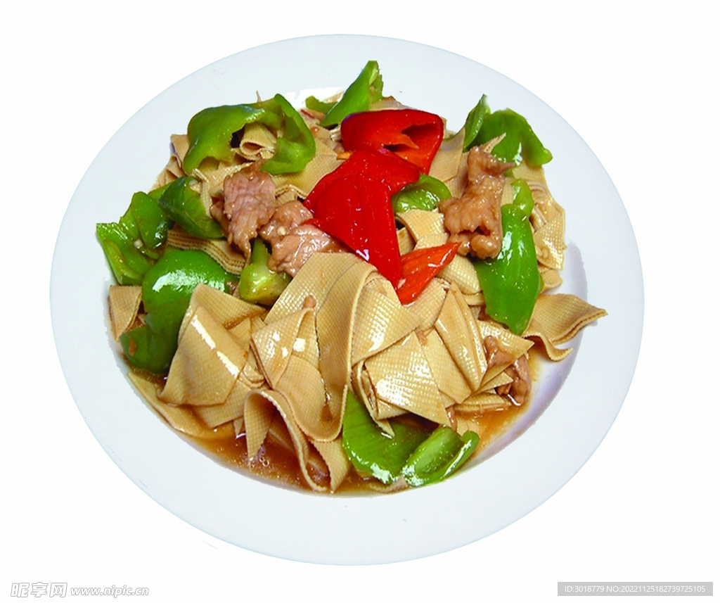 尖椒干豆腐