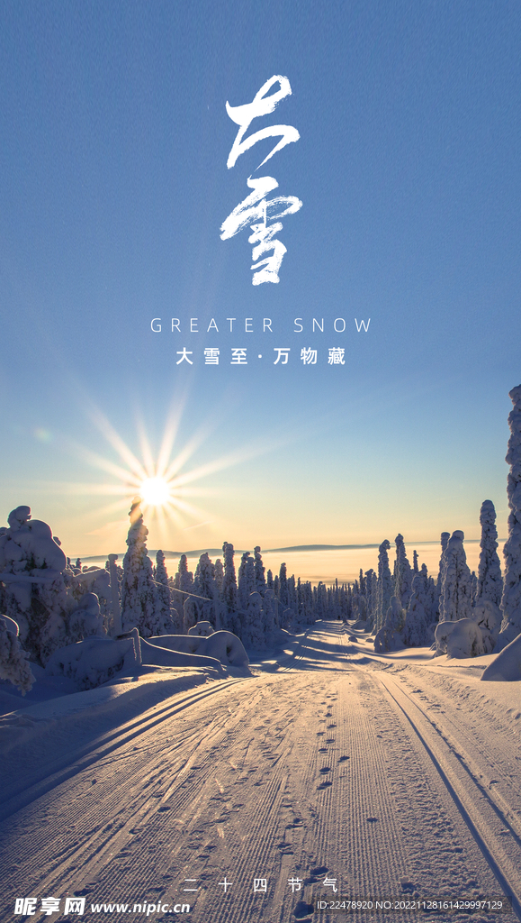 大雪海报