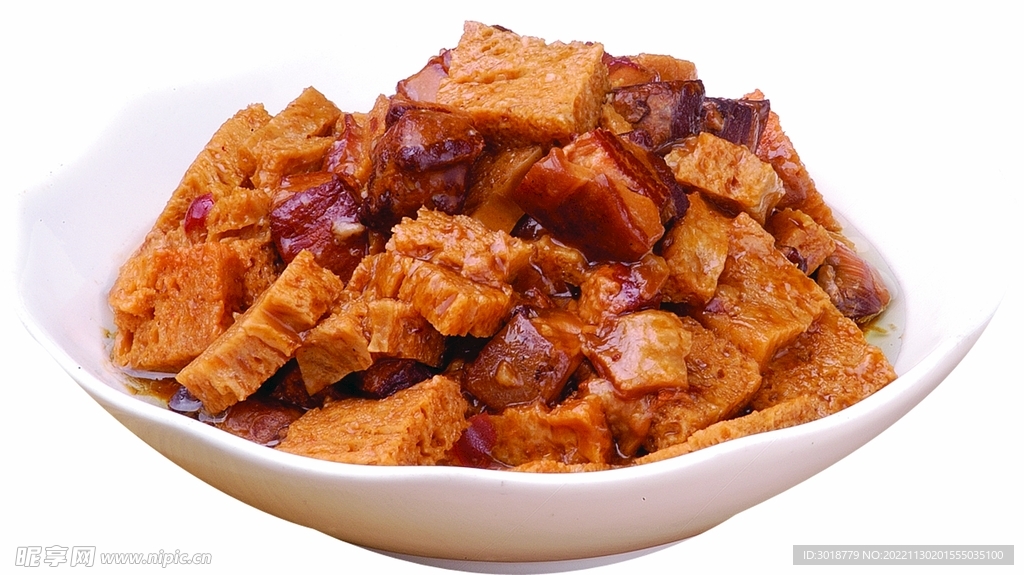 紅燒肉燉烤麩