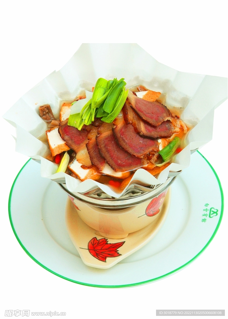 紙鍋臘肉
