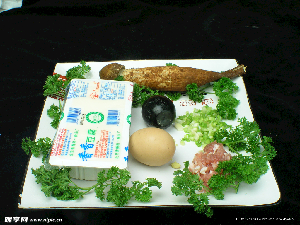雞棕釀豆花