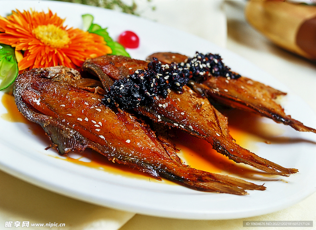 豉香熏鯧魚