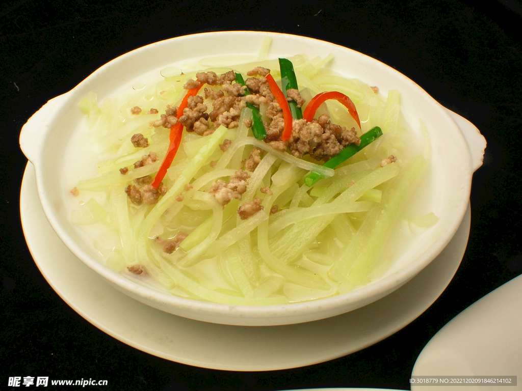 肉碎蝦米煮蘿卜絲