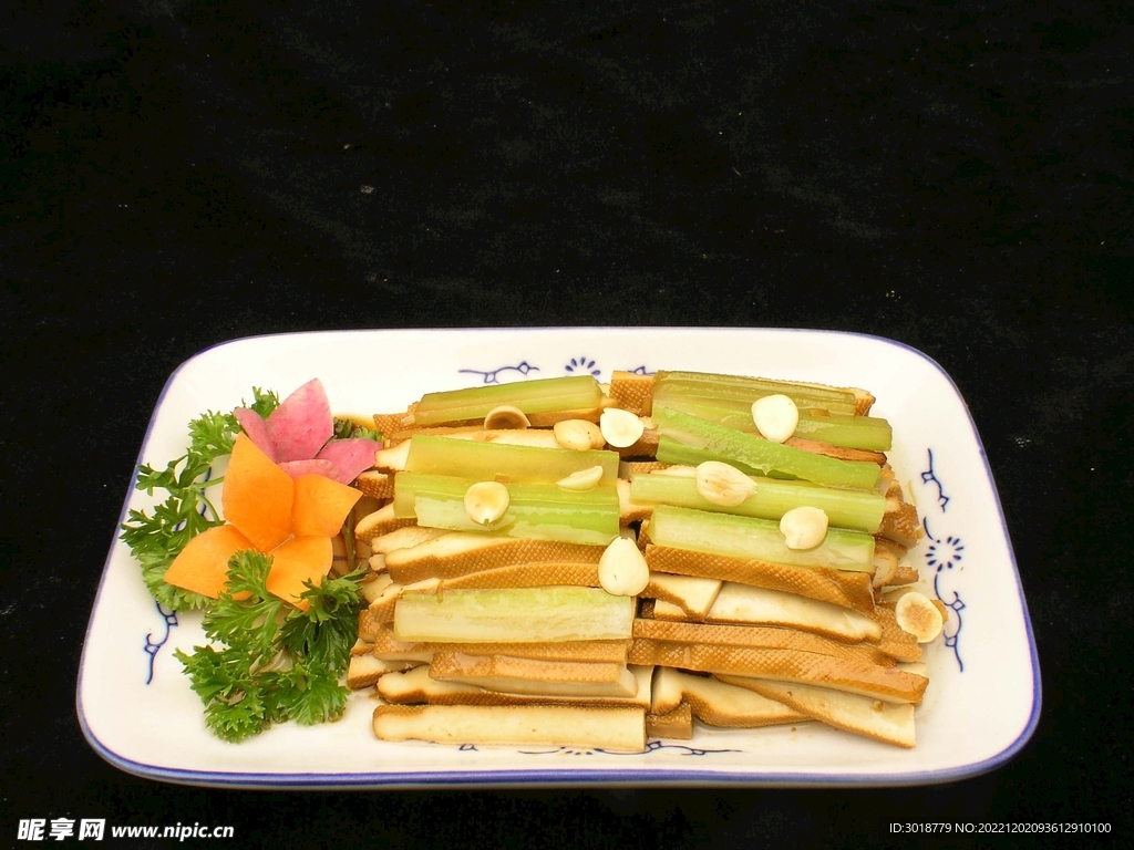 杏仁冷香豆腐干