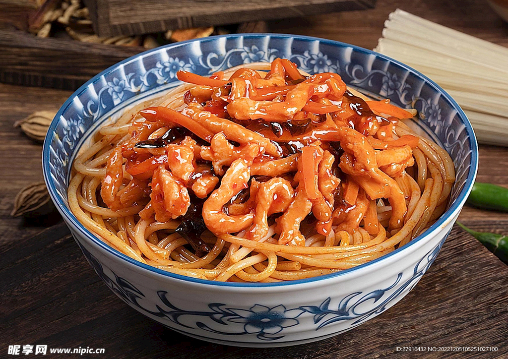 魚香肉絲面