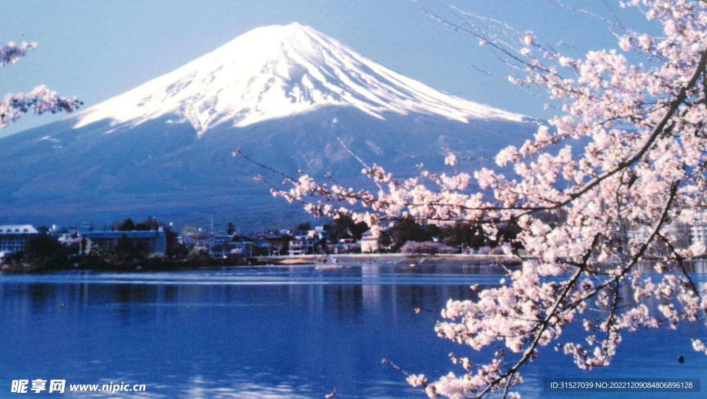 唯美富士山摄影图