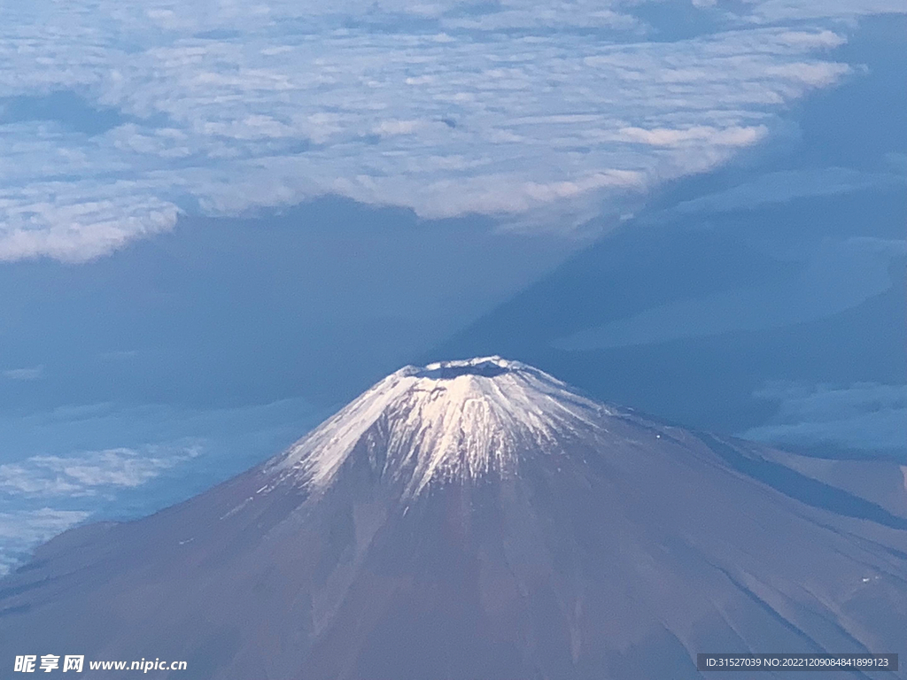 富士山高清俯拍