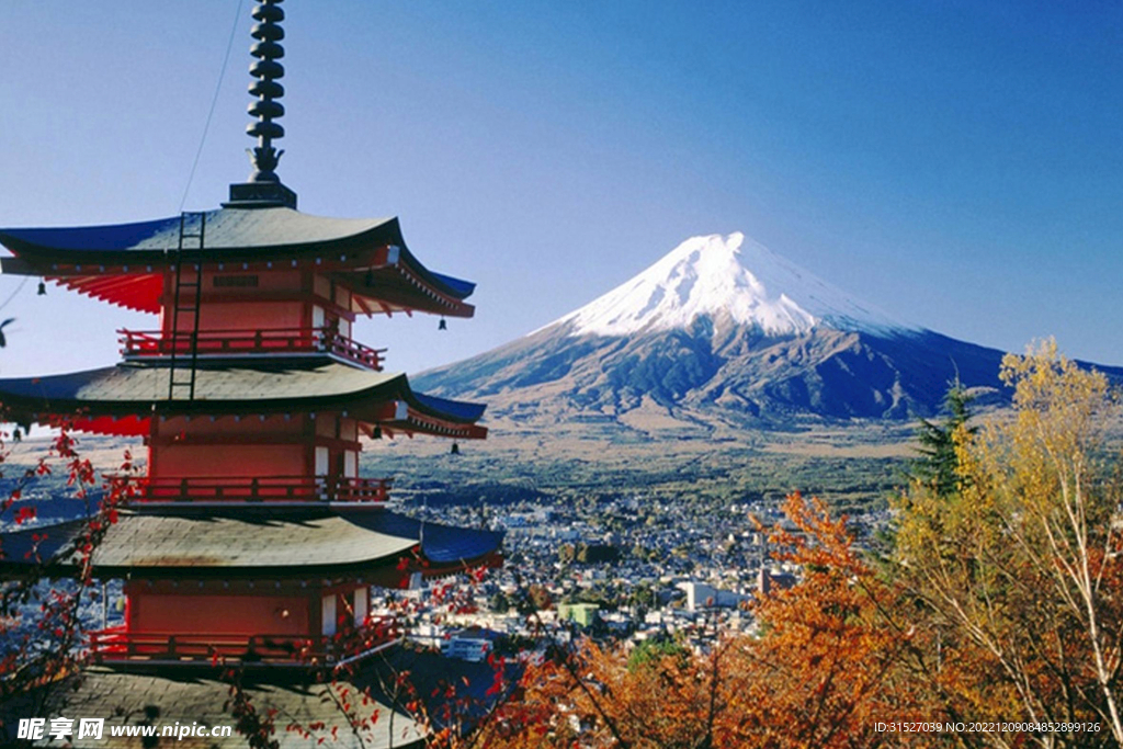 日本富士山摄影图片