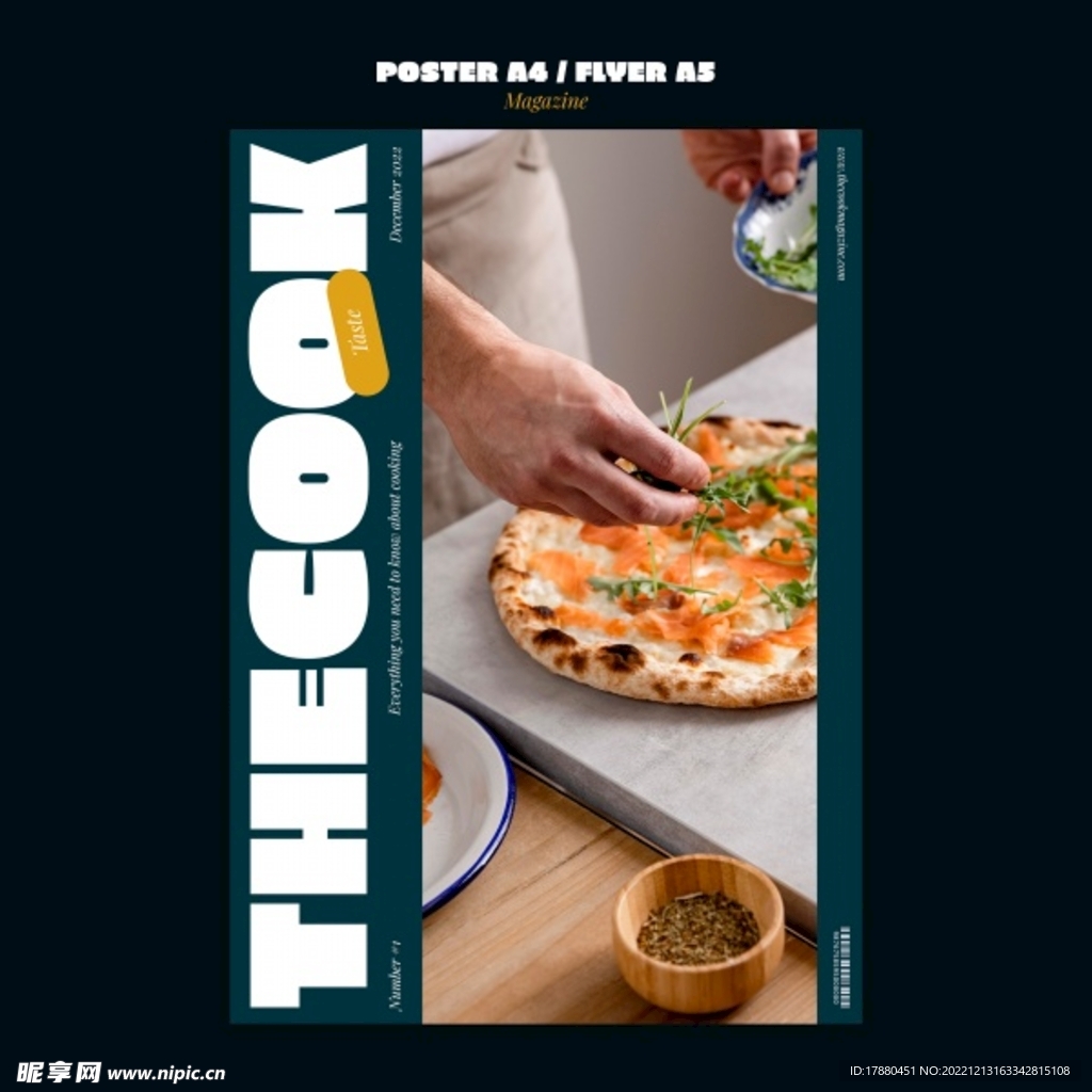 意式披萨海报