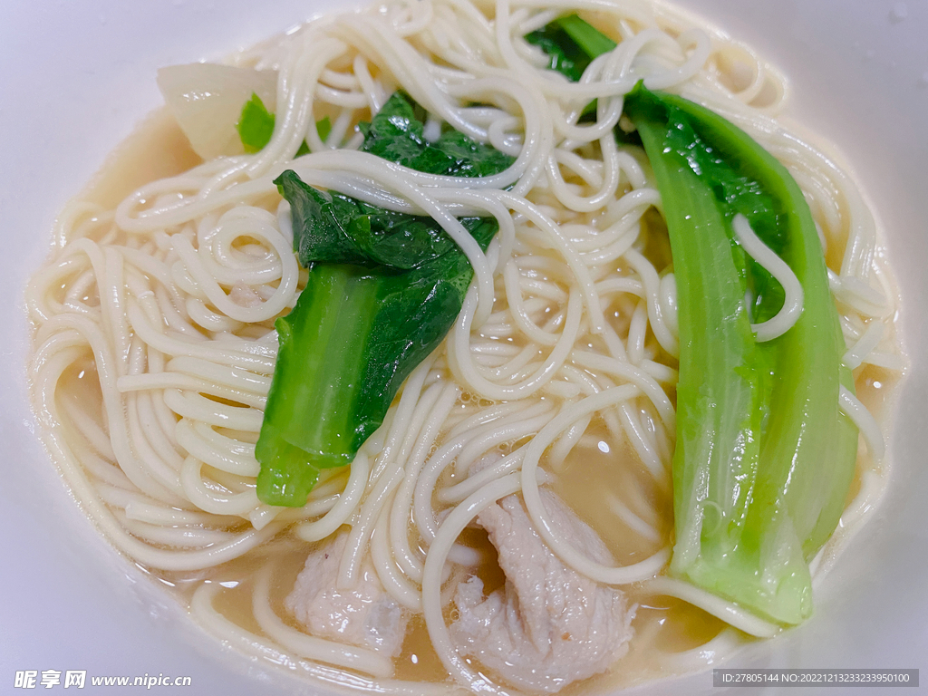 主食青菜面