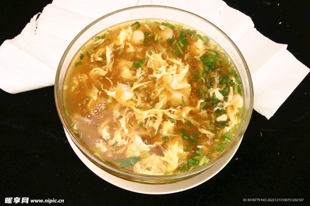 酸辣烏魚蛋湯