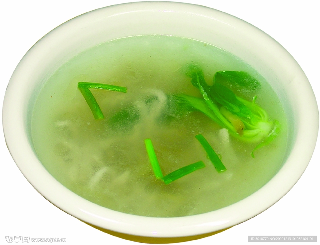 炸菜肉絲湯