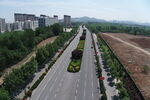 城市道路航拍