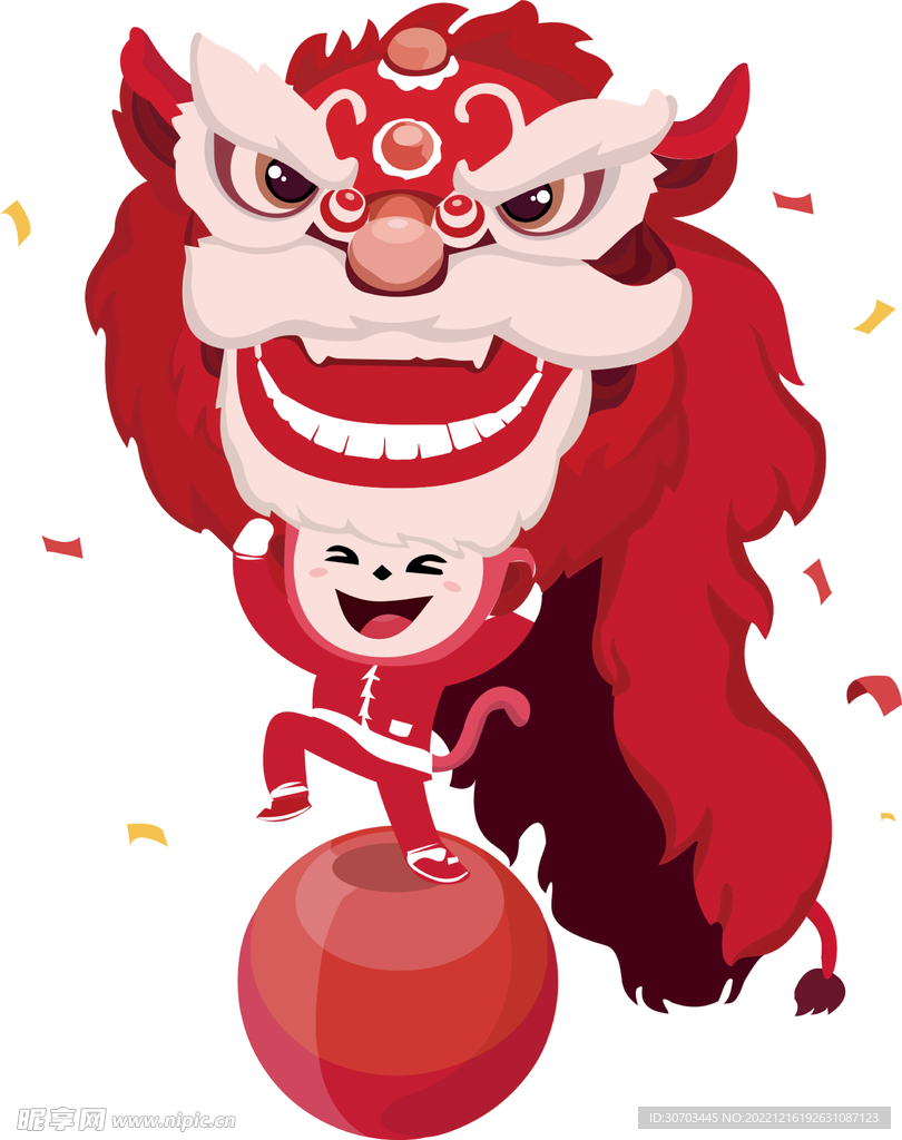 紅色的獅子
