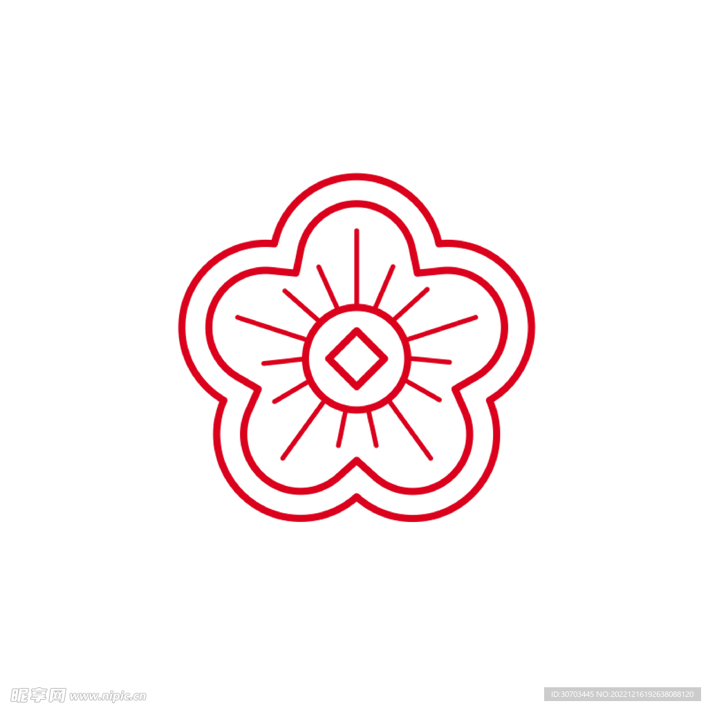 紅色小花