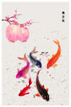 中国风手绘民俗静物装饰画 
