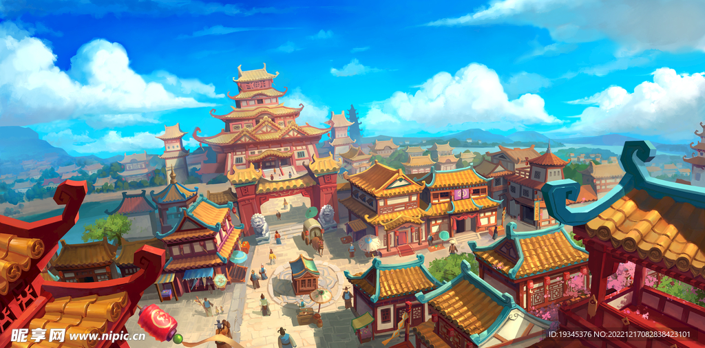 中國風CG場景