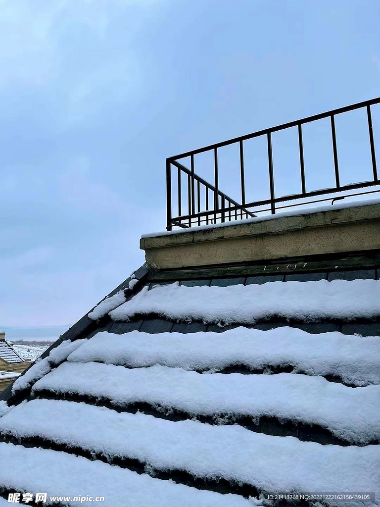 冬日雪景風景 