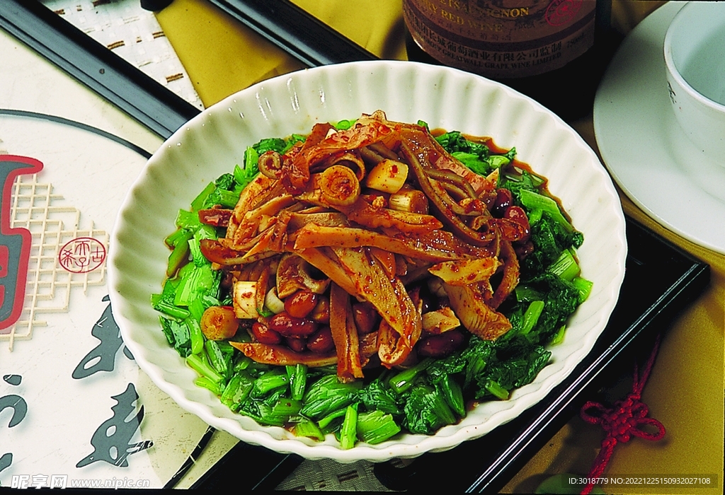 沖菜肚絲