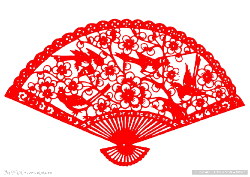 紅色扇子