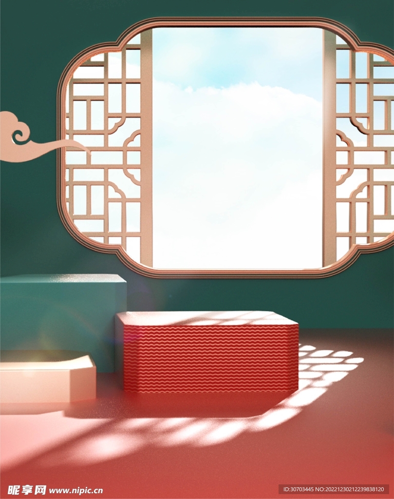 窗戶和光