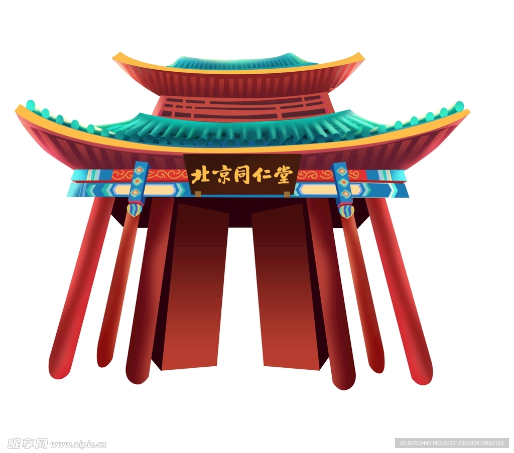 屋檐和門