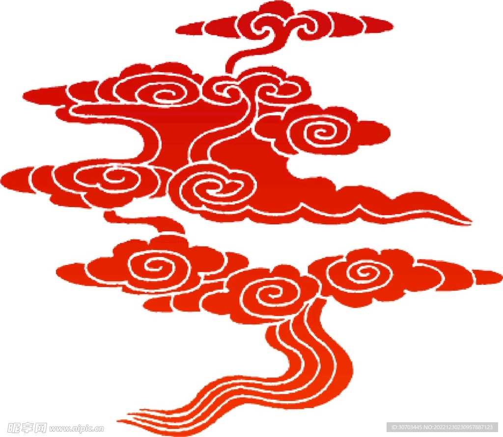 紅色祥云