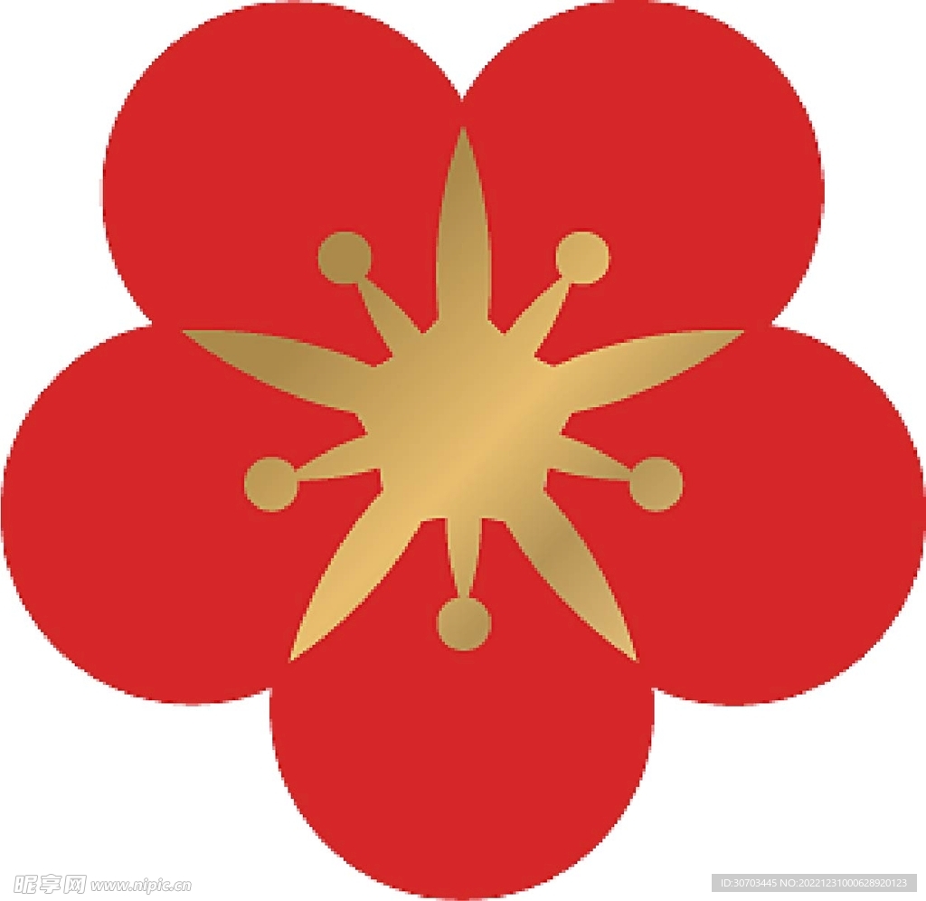 紅色小花