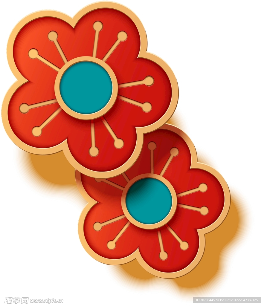 紅色小花