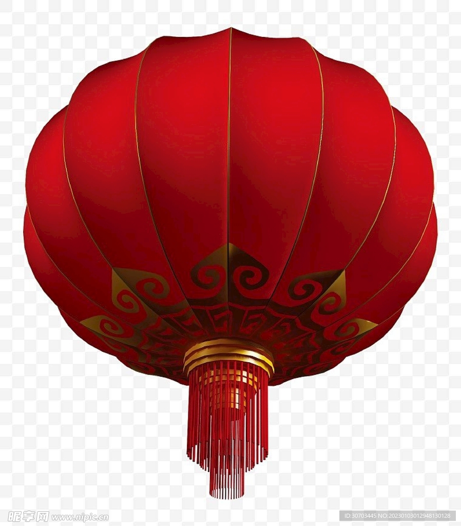 紅色燈籠和流蘇